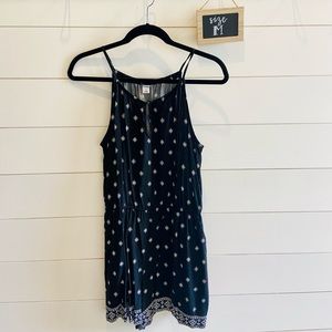 OLD NAVY | Black and White Printed Romper